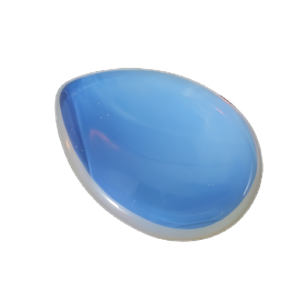 Worry Stone for Anxiety Relief, 35x45mm Teardrop Shape Palm Stone, Natural Healing Gemstone for Stress