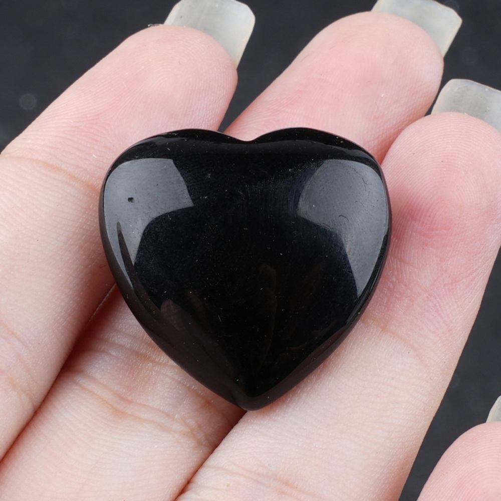 25X25X9MM Love Heart Gemstone for Home Decor