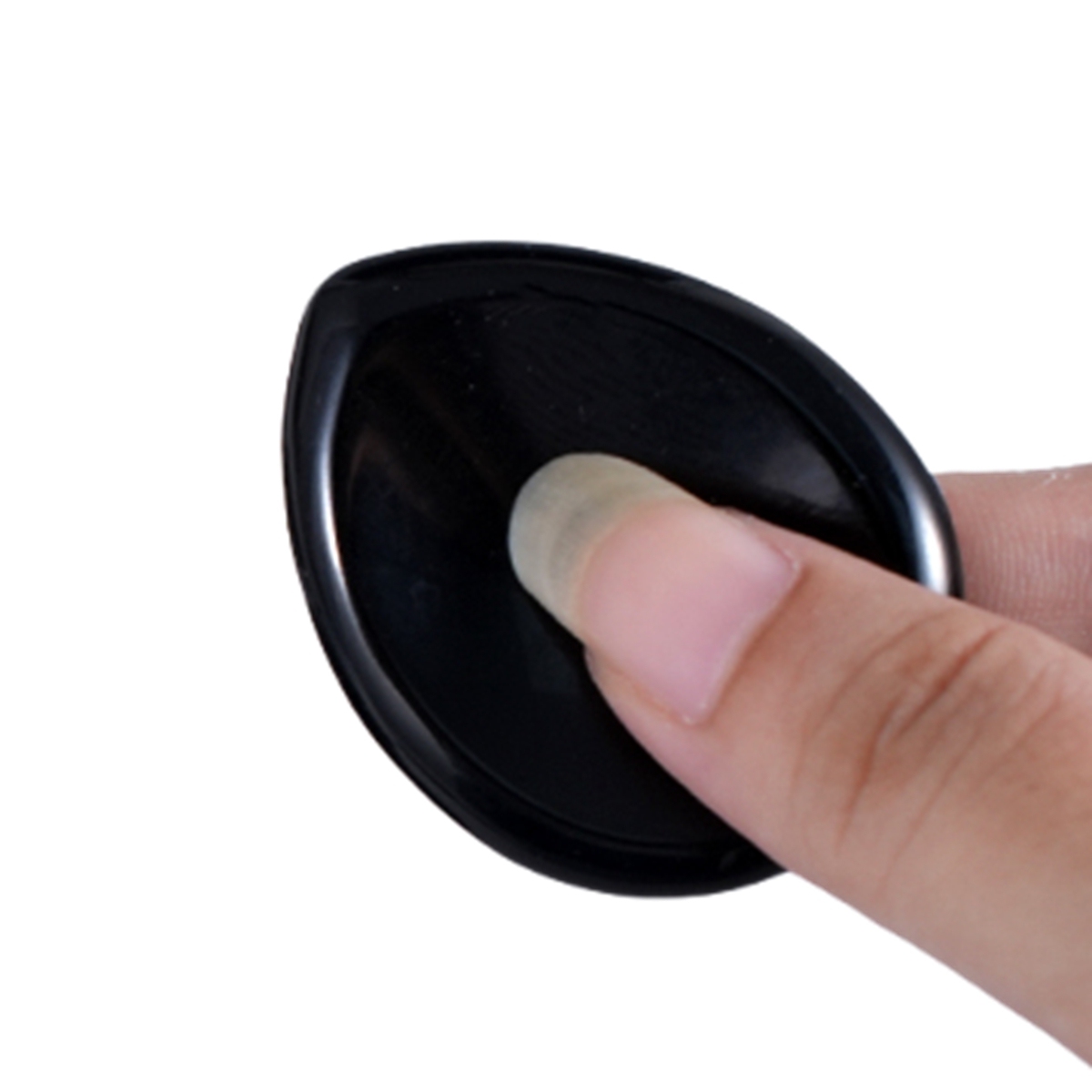 Amethyst Worry Stone for Anxiety Relief, 35x45mm Teardrop Shape Palm Stone, Natural Healing Gemstone for Stress