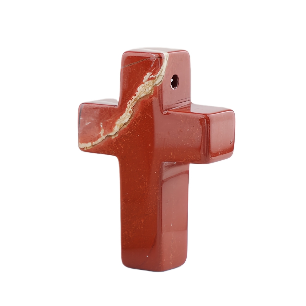 22x30mm Cross Shaped Gemstone Pendant Drilled Horizontal Hole for Making Jewelry