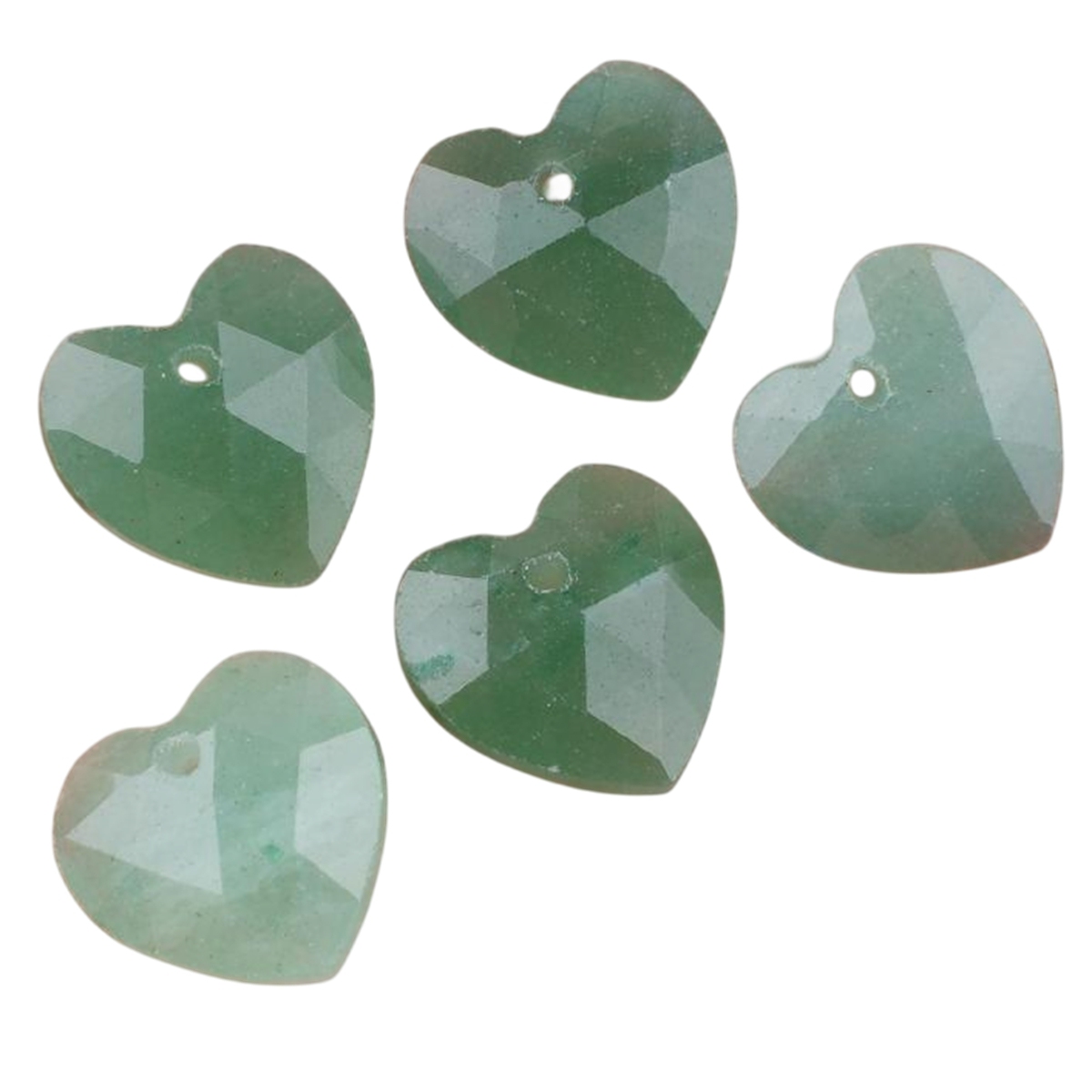 13mm Facted Stone Heart Pendant for Making Jewelry