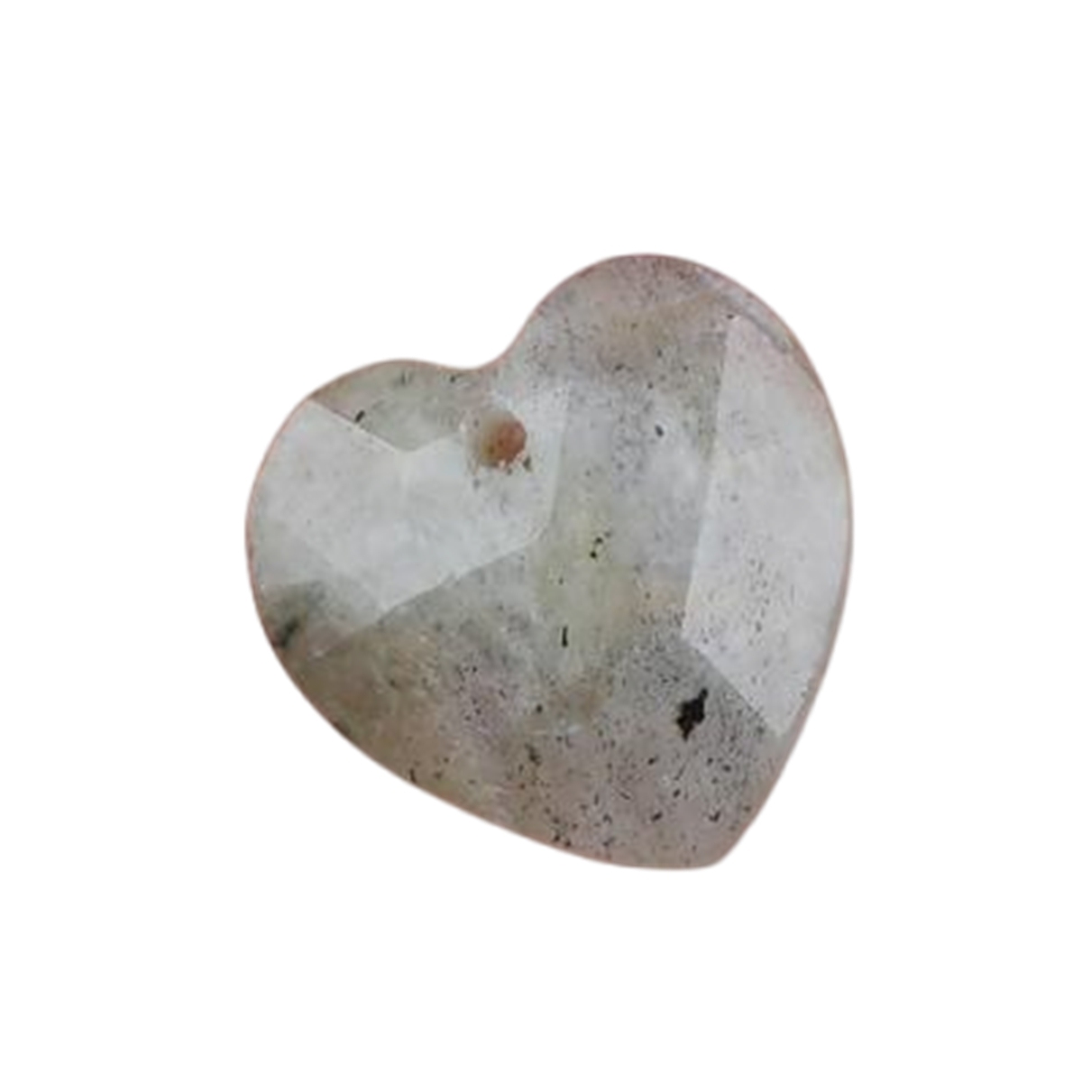13mm Facted Stone Heart Pendant for Making Jewelry