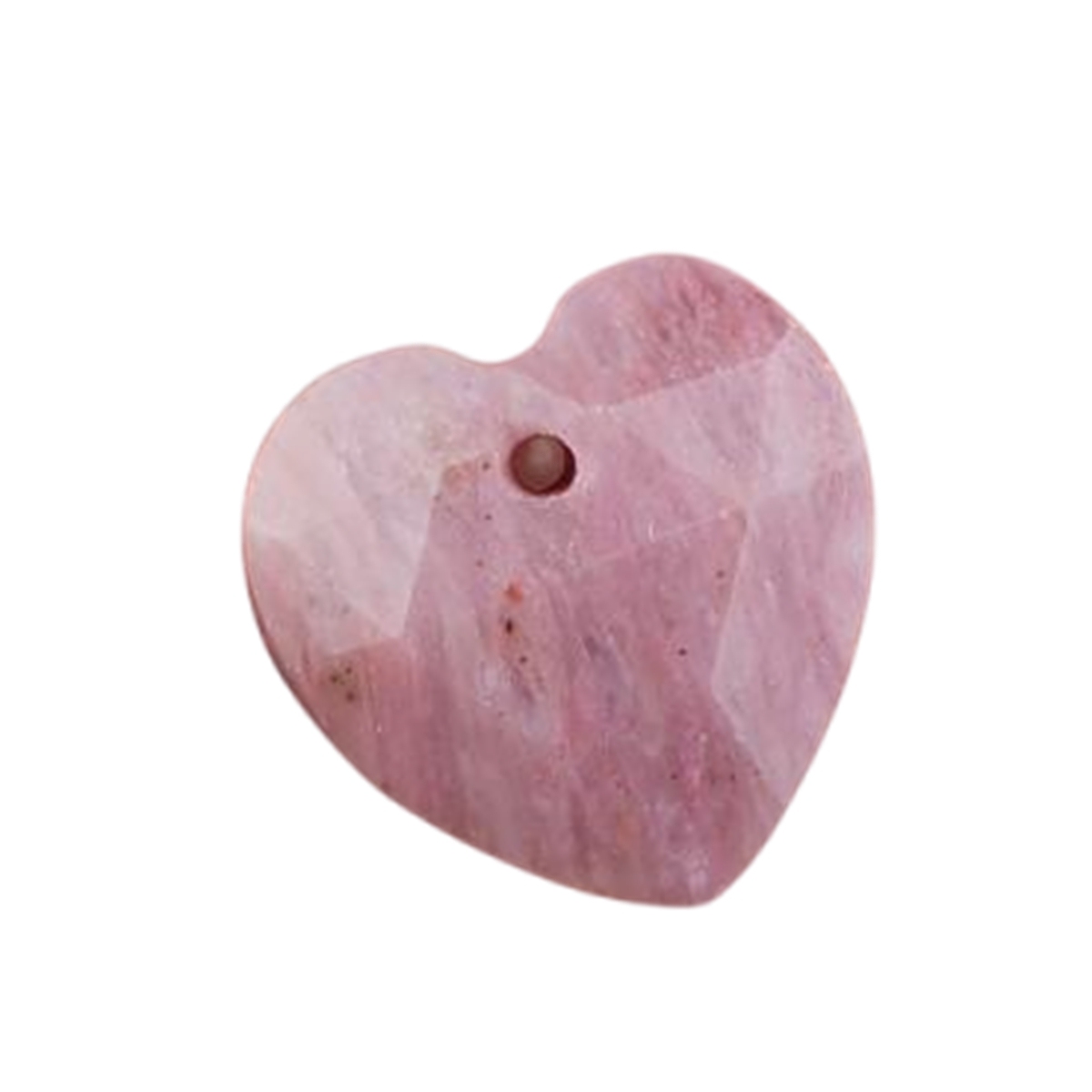 13mm Facted Stone Heart Pendant for Making Jewelry