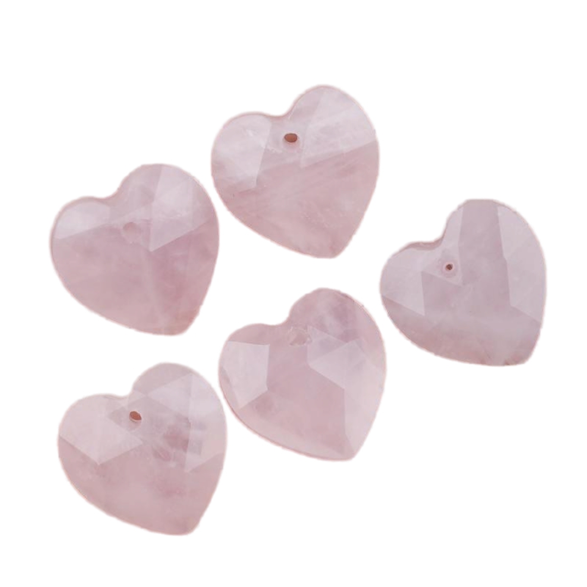 13mm Facted Stone Heart Pendant for Making Jewelry