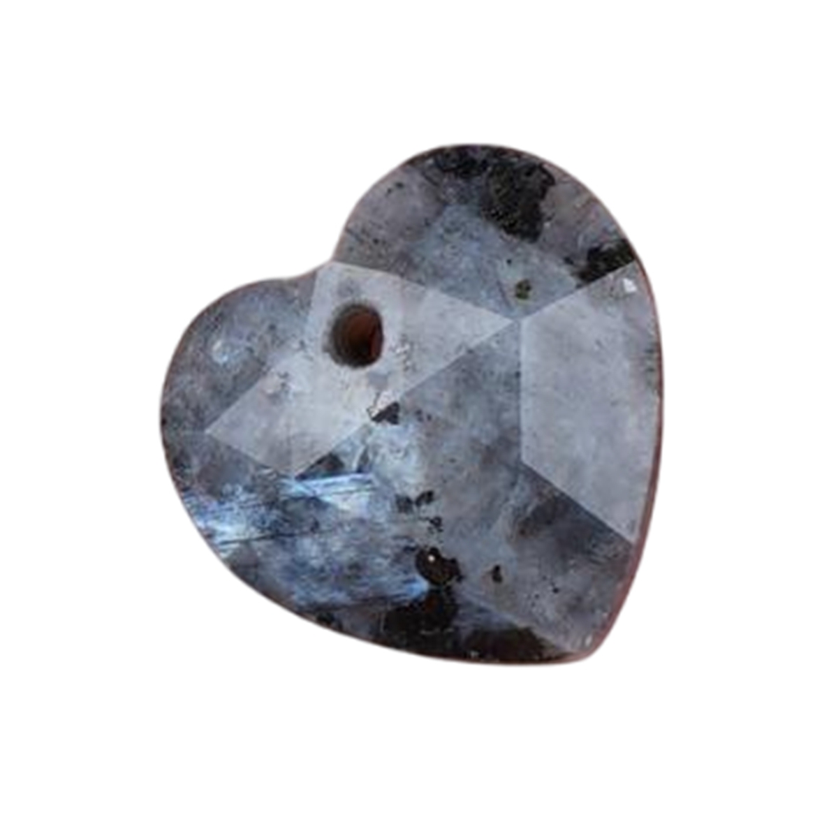 13mm Facted Stone Heart Pendant for Making Jewelry