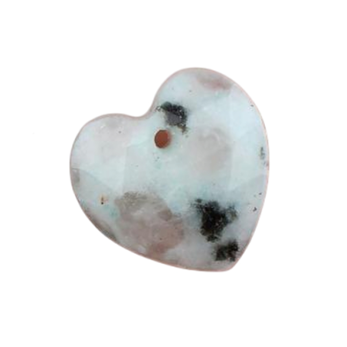 13mm Facted Stone Heart Pendant for Making Jewelry