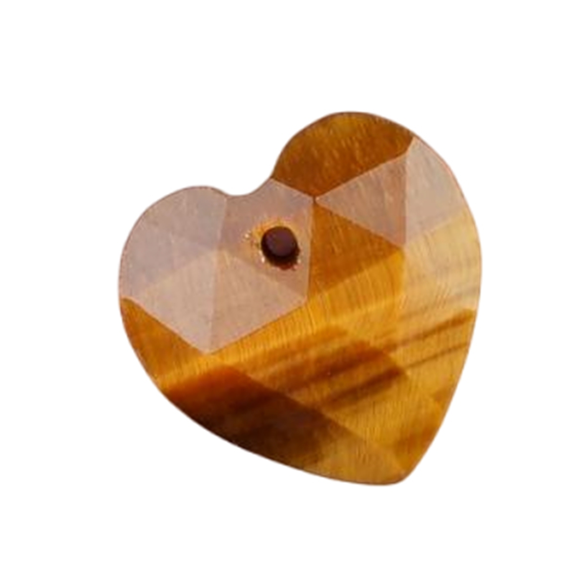 13mm Facted Stone Heart Pendant for Making Jewelry