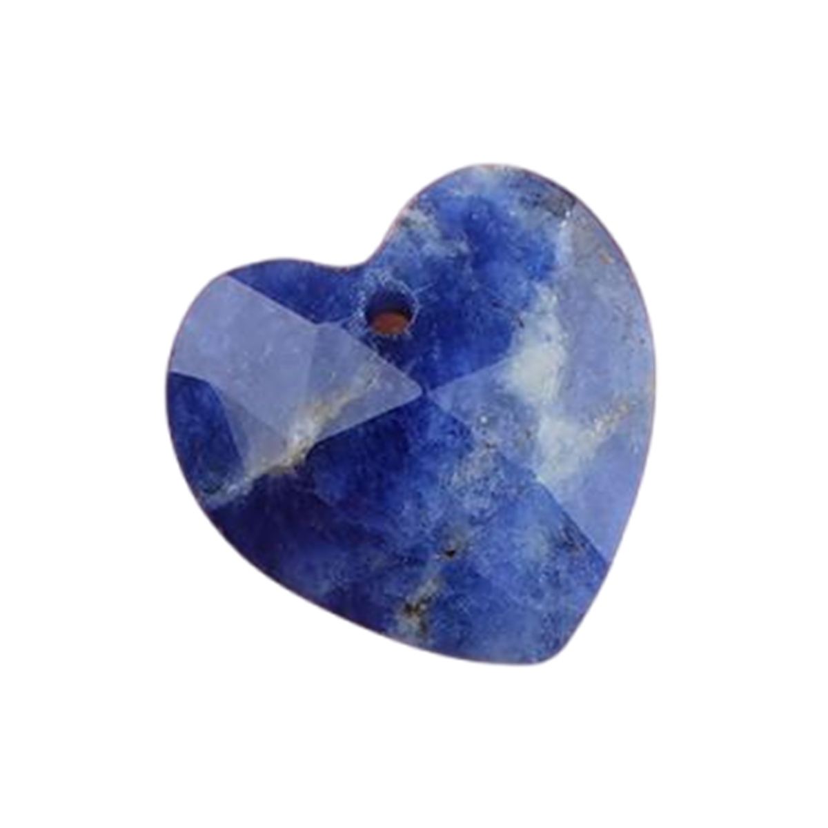 13mm Facted Stone Heart Pendant for Making Jewelry