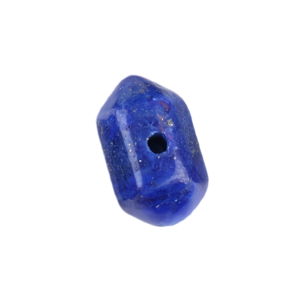 6X12mm Double Terminated Hexagonal Wand Side Drilled Hole Natural Gemstone Point Pendant for Jewelry Making Healing Reiki