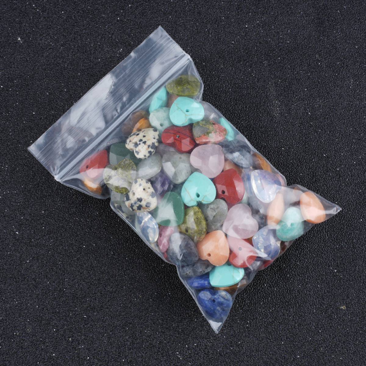 13mm Facted Stone Heart Pendant for Making Jewelry
