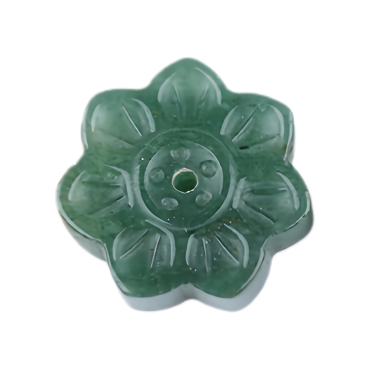 Lotus Flower Aromatherapy Pendant, 30MM Crystal Grid Stone Fragrance Holder for Essential Oils, DIY Chakra Jewelry Gift, Manifestation Tool