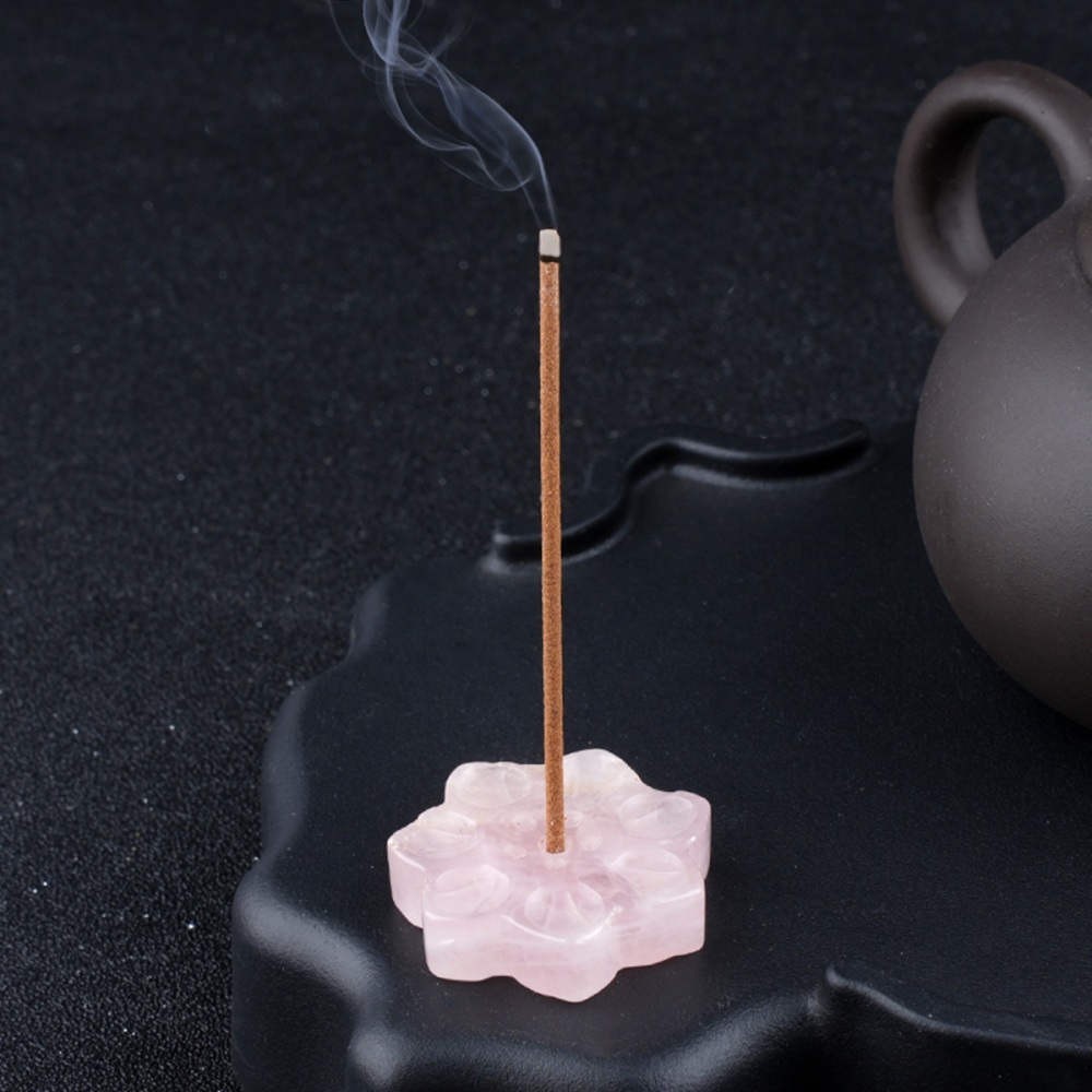 Lotus Flower Aromatherapy Pendant, 30MM Crystal Grid Stone Fragrance Holder for Essential Oils, DIY Chakra Jewelry Gift, Manifestation Tool
