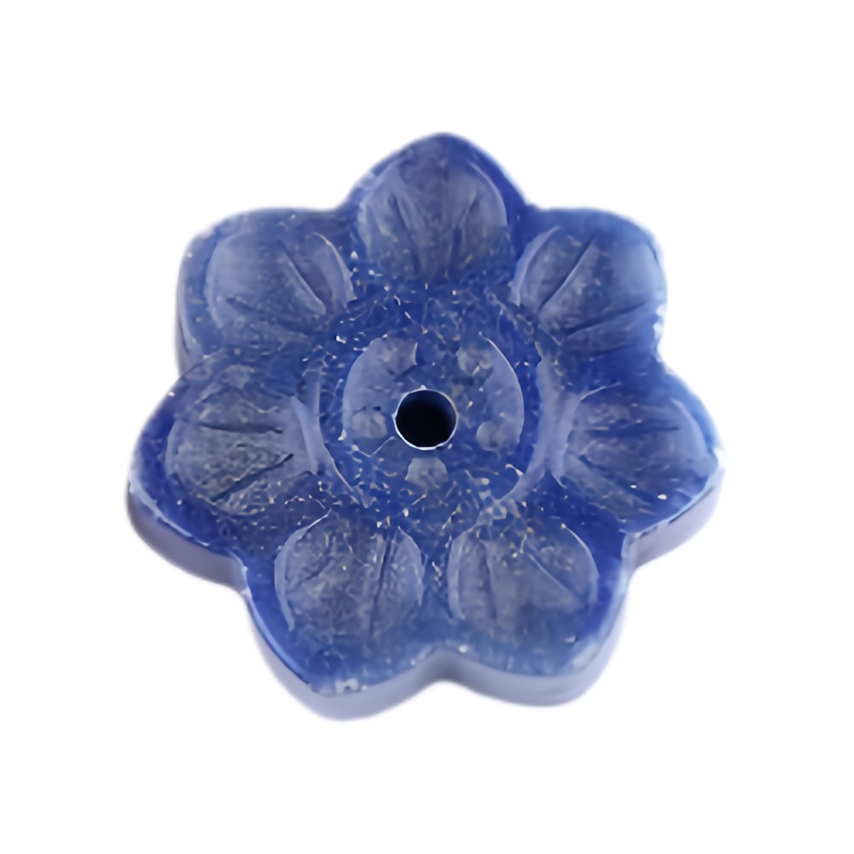 Lotus Flower Aromatherapy Pendant, 30MM Crystal Grid Stone Fragrance Holder for Essential Oils, DIY Chakra Jewelry Gift, Manifestation Tool