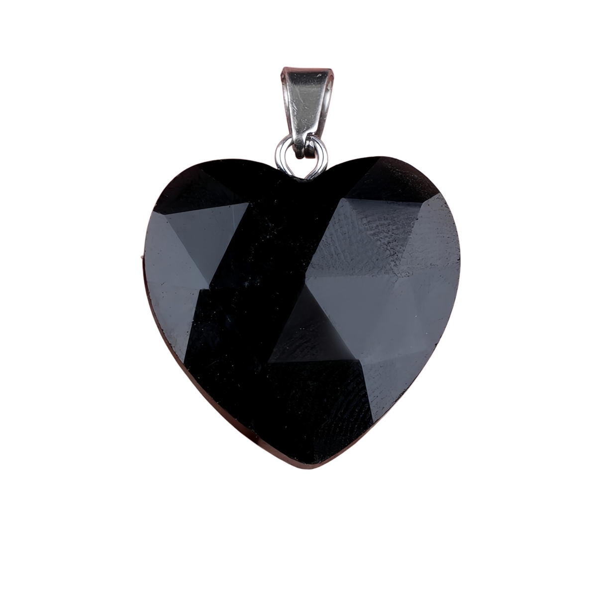 20MM Faceted Heart Gemstone Pendant For Making Jewelry