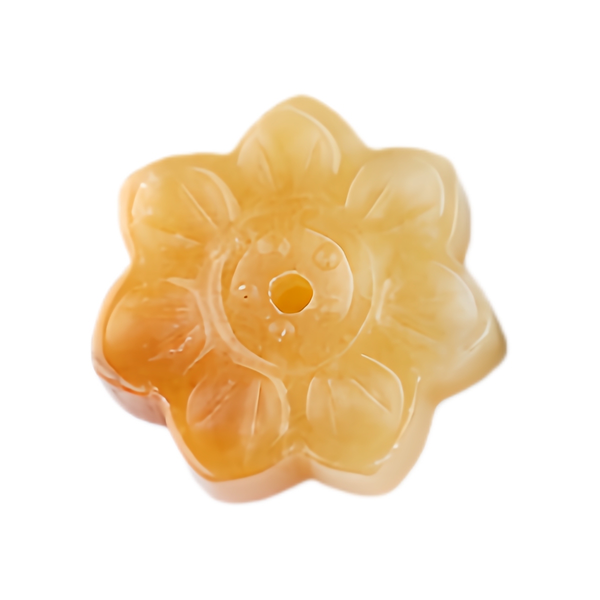 Lotus Flower Aromatherapy Pendant, 30MM Crystal Grid Stone Fragrance Holder for Essential Oils, DIY Chakra Jewelry Gift, Manifestation Tool