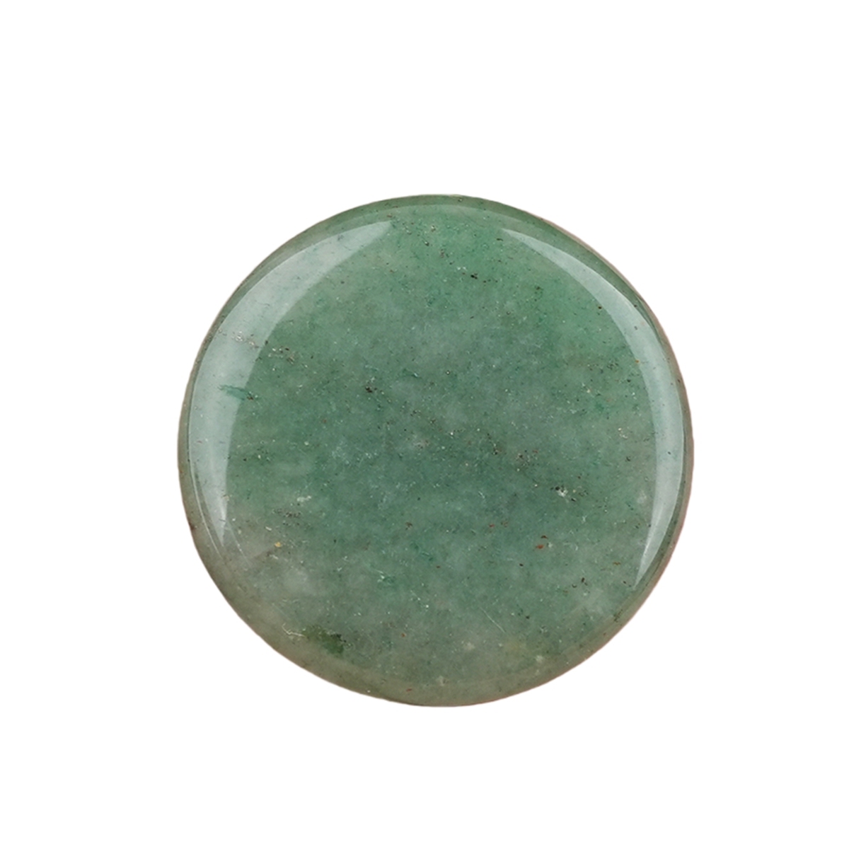 Double Flat Circular Gemstone Disc ;20MM/30mm Round Crystal Cabochon for DIY Jewelry Making Pendant Ring Craft Supplies