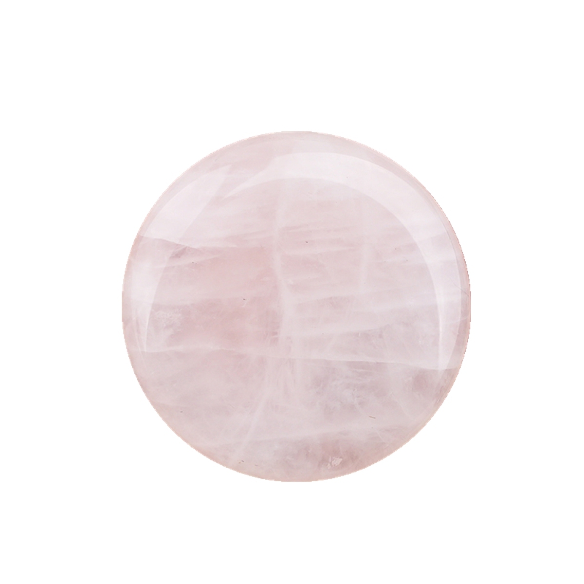 Double Flat Circular Gemstone Disc ;20MM/30mm Round Crystal Cabochon for DIY Jewelry Making Pendant Ring Craft Supplies