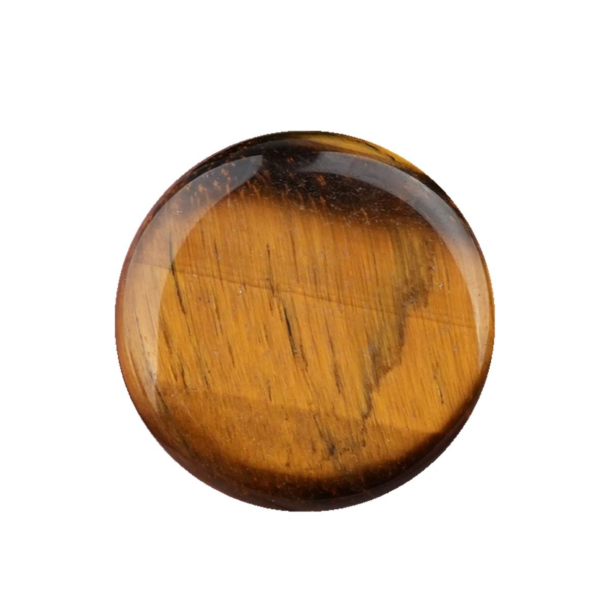 Double Flat Circular Gemstone Disc ;20MM/30mm Round Crystal Cabochon for DIY Jewelry Making Pendant Ring Craft Supplies