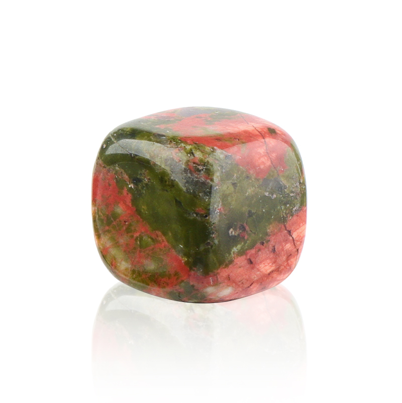 Cube Gemstone Ornament Tumbled Crystal Cubes for Home Decor & Energy Cleaning