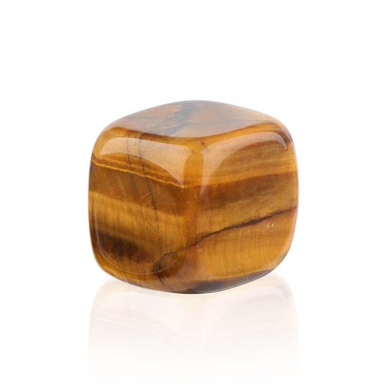 Cube Gemstone Ornament Tumbled Crystal Cubes for Home Decor & Energy Cleaning