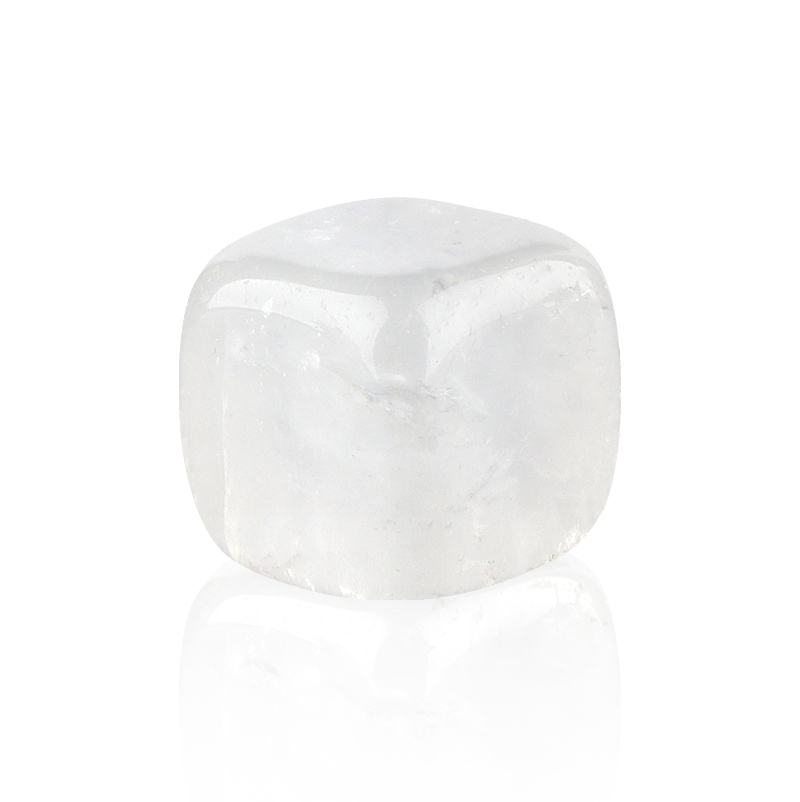 Cube Gemstone Ornament Tumbled Crystal Cubes for Home Decor & Energy Cleaning