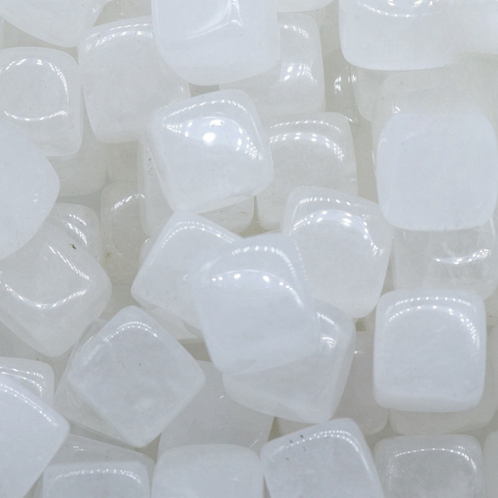 Cube Gemstone Ornament Tumbled Crystal Cubes for Home Decor & Energy Cleaning