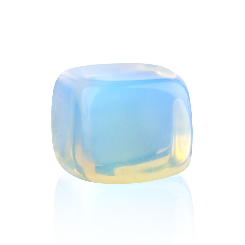 Cube Gemstone Ornament Tumbled Crystal Cubes for Home Decor & Energy Cleaning