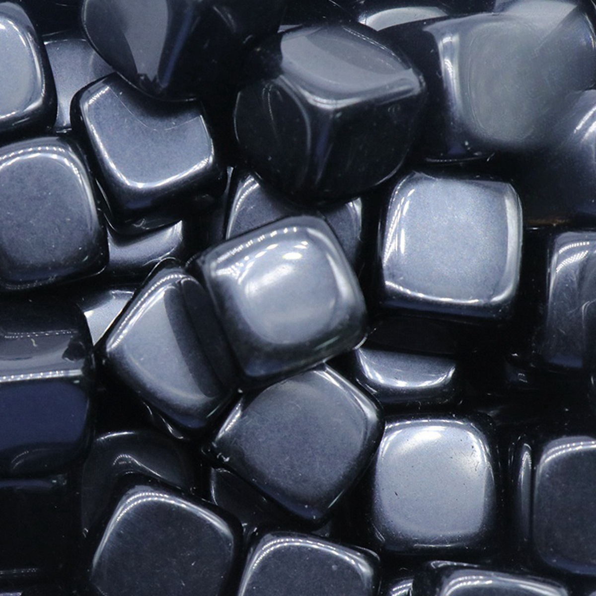 Cube Gemstone Ornament Tumbled Crystal Cubes for Home Decor & Energy Cleaning
