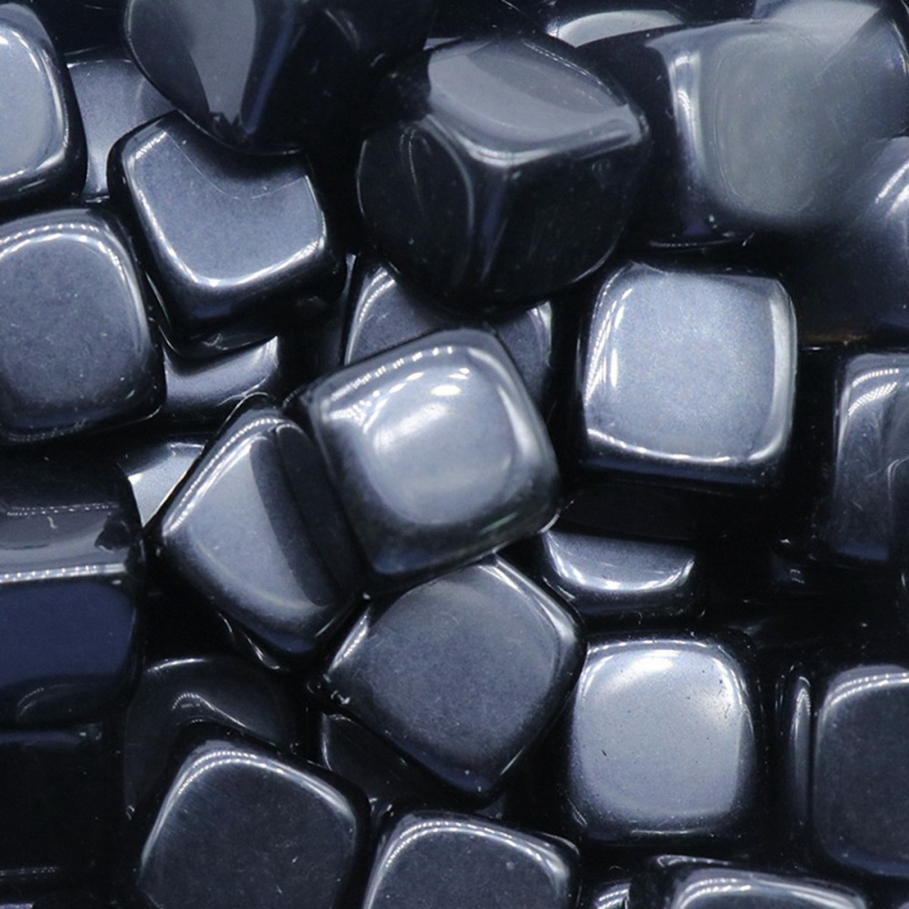 Cube Gemstone Ornament Tumbled Crystal Cubes for Home Decor & Energy Cleaning