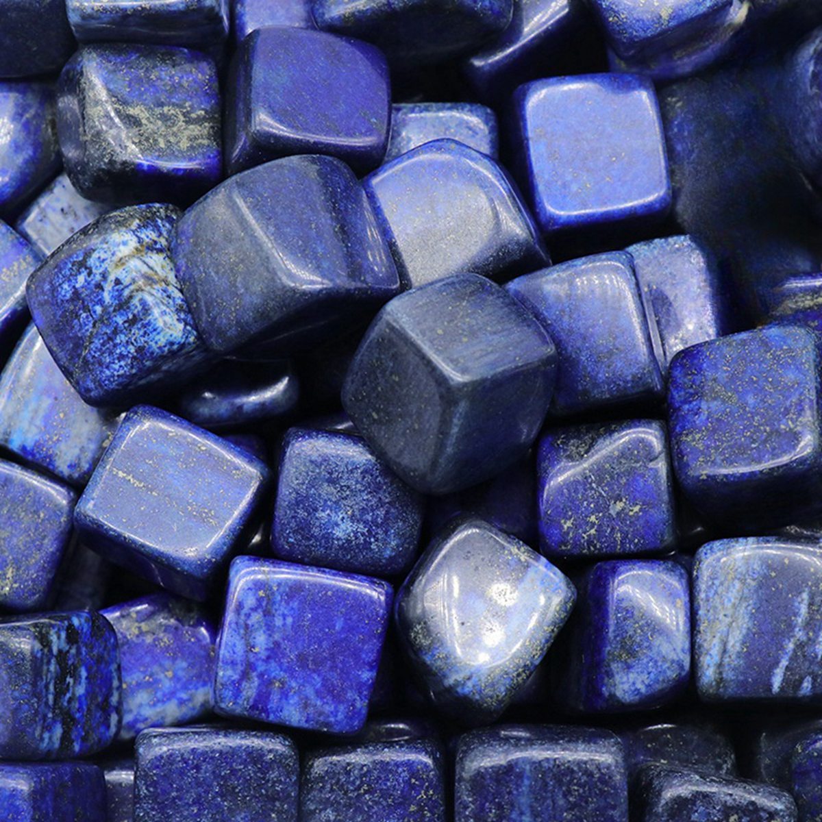 Cube Gemstone Ornament Tumbled Crystal Cubes for Home Decor & Energy Cleaning