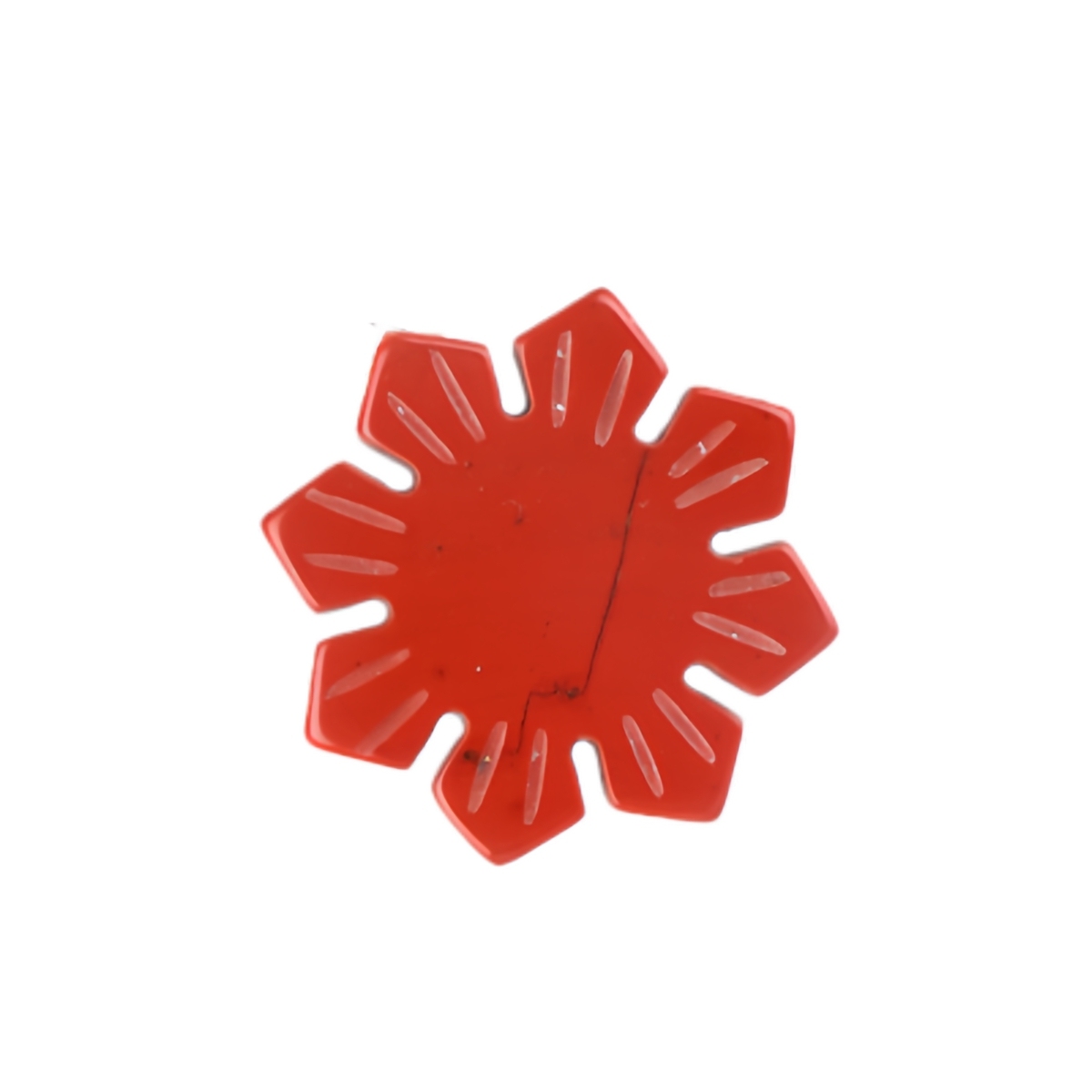 30mm Snowflake Gemstone Pendant for Home Decoration
