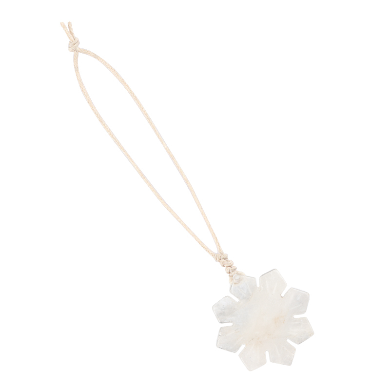 30mm Snowflake Gemstone Pendant Charms for Home Decoration