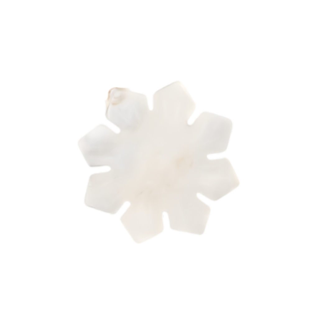 30mm Snowflake Gemstone Pendant for Home Decoration