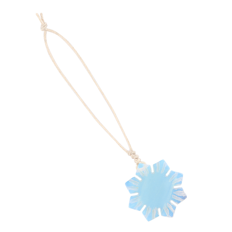 30mm Snowflake Gemstone Pendant Charms for Home Decoration