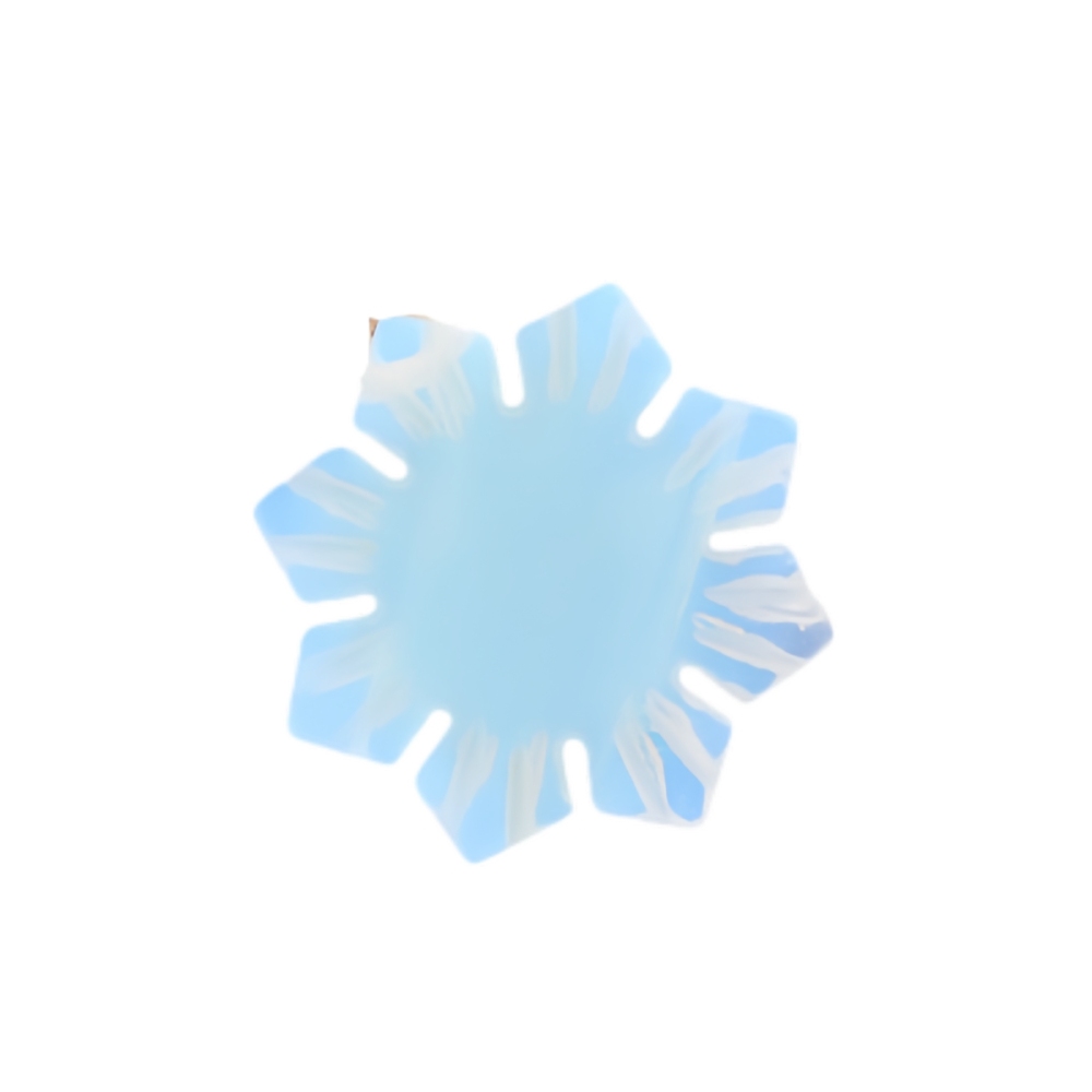 30mm Snowflake Gemstone Pendant for Home Decoration