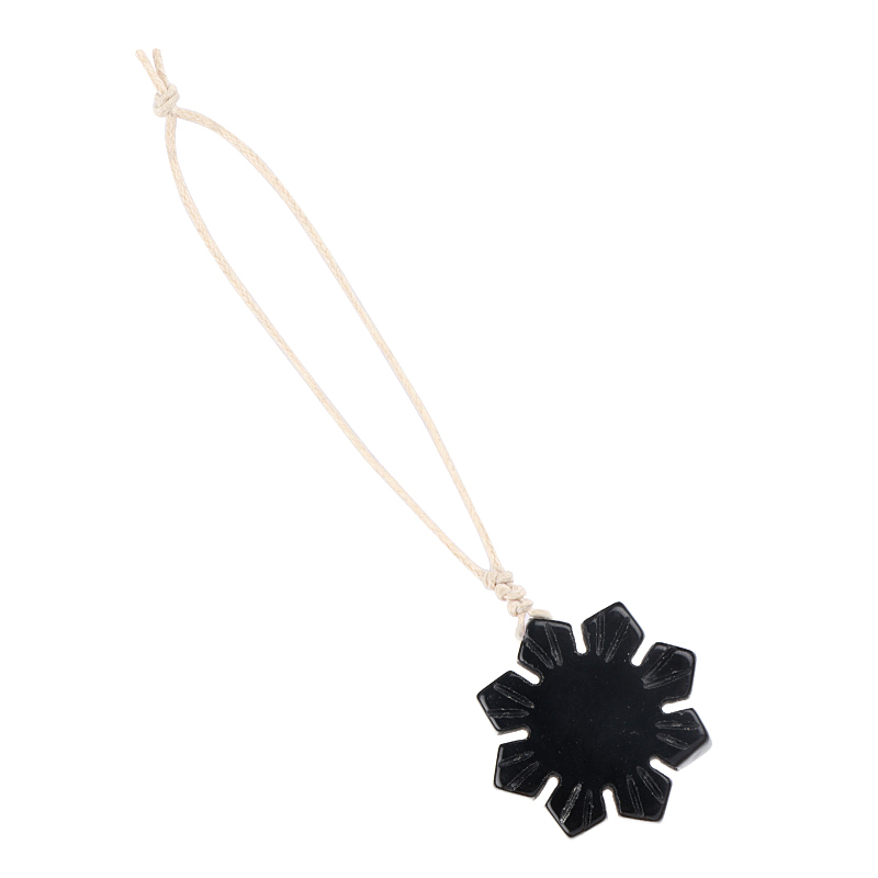 30mm Snowflake Gemstone Pendant Charms for Home Decoration
