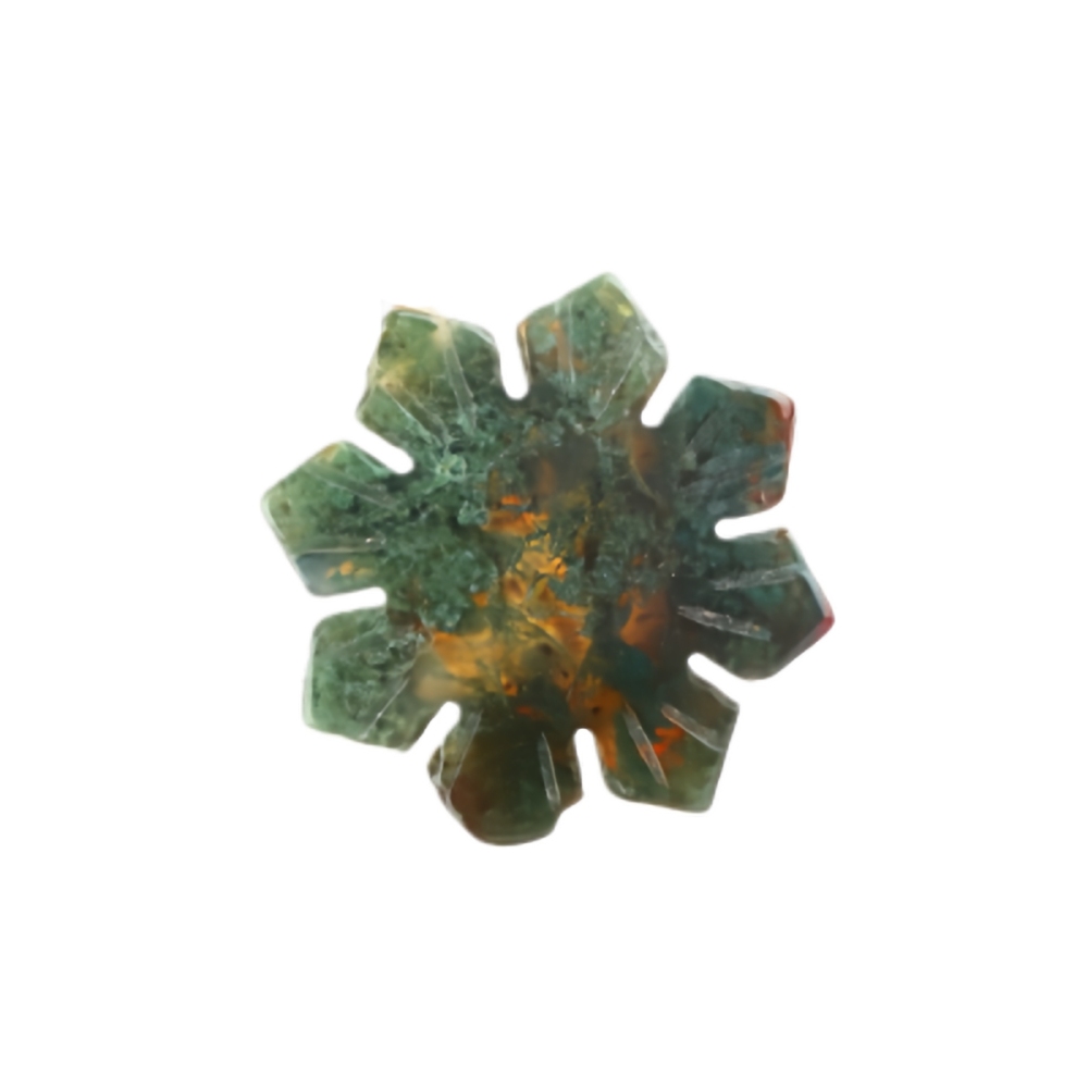 30mm Snowflake Gemstone Pendant for Home Decoration