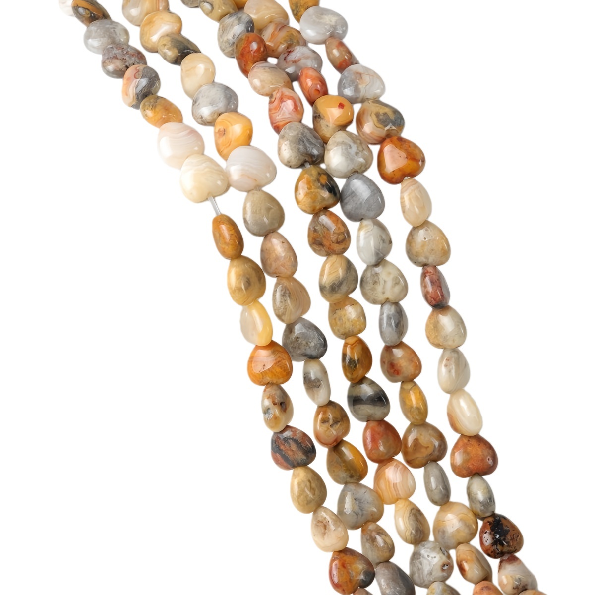 Loose 10MM Love Heart  Stone Beads for Making Jewelry 1 Strands