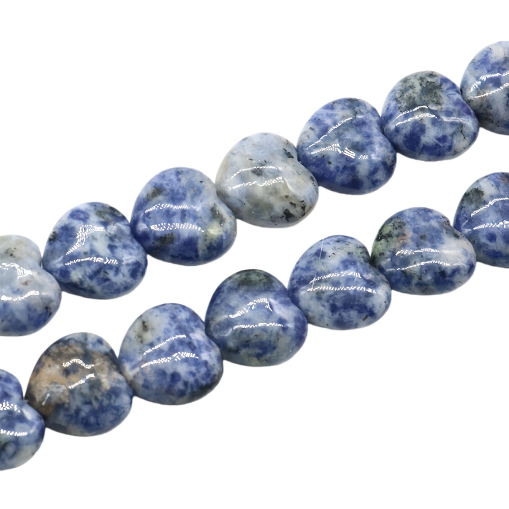 Loose 10MM Love Heart  Stone Beads for Making Jewelry 1 Strands