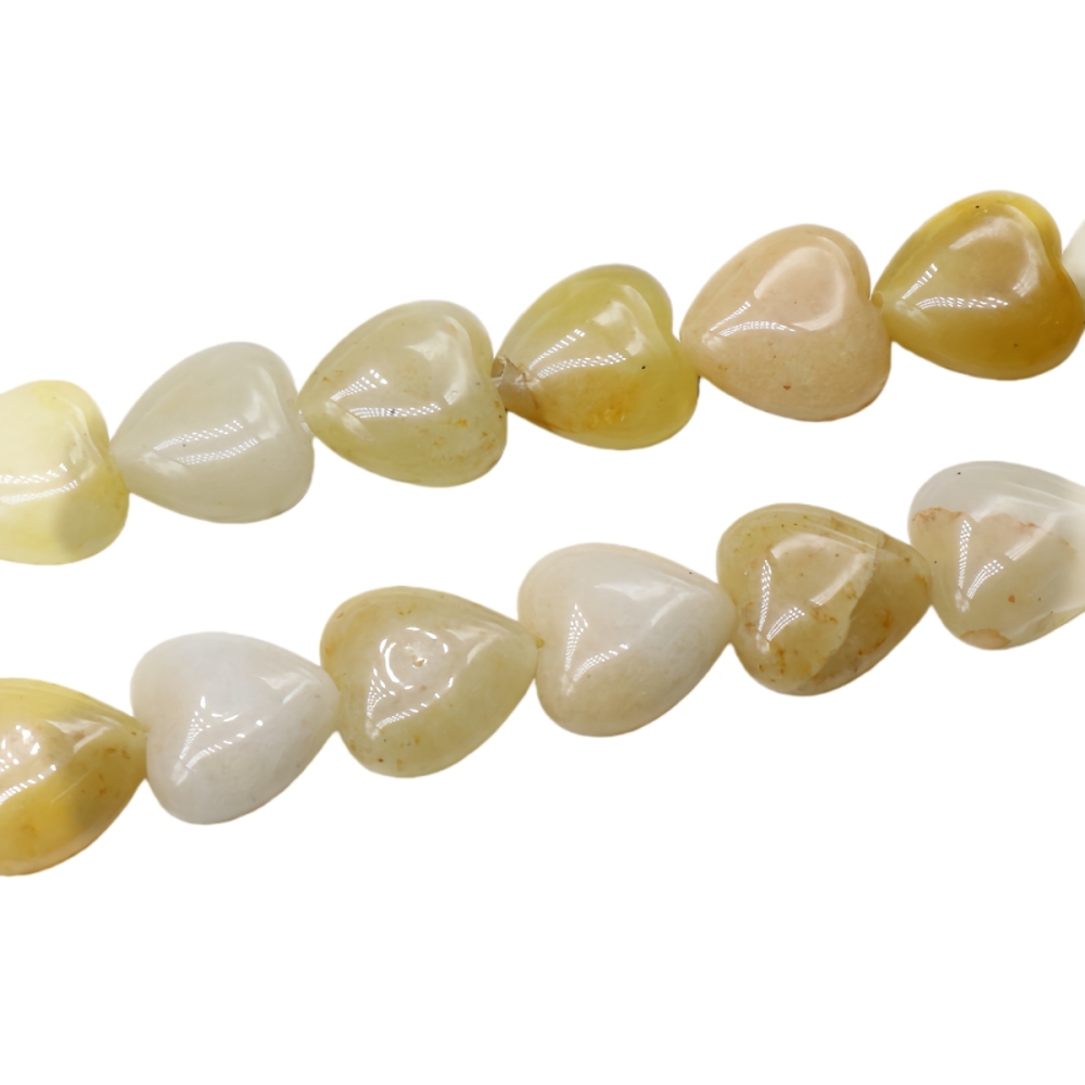 Loose 10MM Love Heart  Stone Beads for Making Jewelry 1 Strands