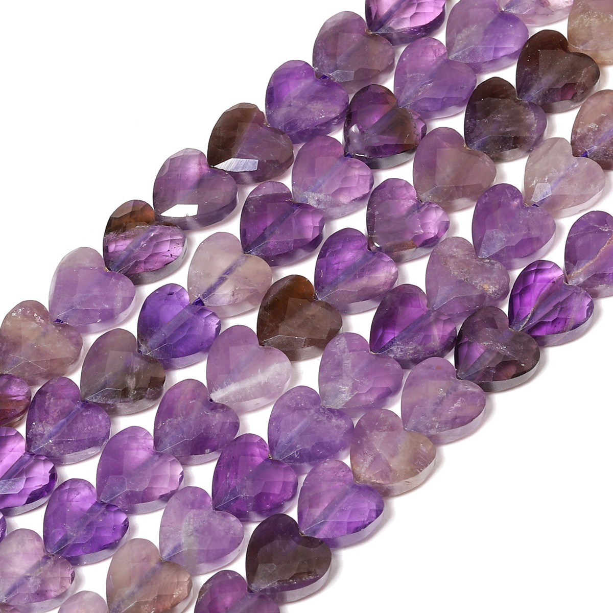 Loose 15MM Love Heart  Stone Beads for Making Jewelry Approx 14PCS & 20CM Strand