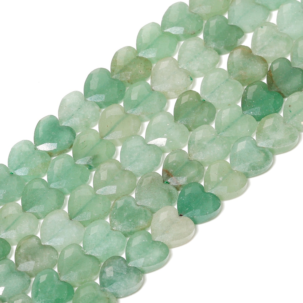 Loose 10MM Love Heart  Stone Beads for Making Jewelry Approx 20PCS & 20CM Strand