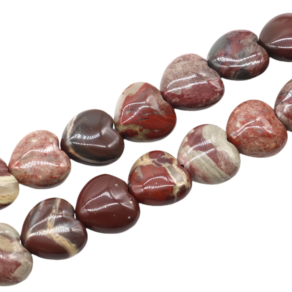 Loose 20MM Love Heart  Stone Beads for Making Jewelry 1 Strands Approx 20PCS