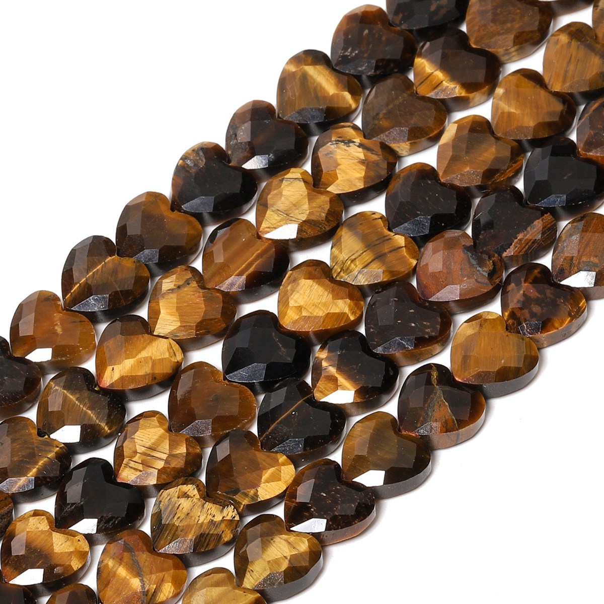 Loose 10MM Love Heart  Stone Beads for Making Jewelry Approx 20PCS & 20CM Strand