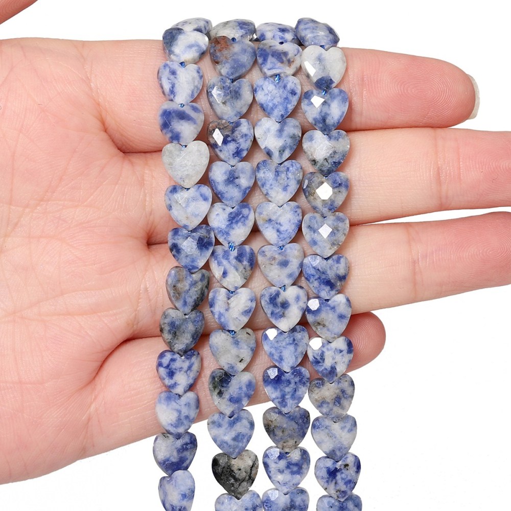 Loose 15MM Love Heart  Stone Beads for Making Jewelry Approx 14PCS & 20CM Strand