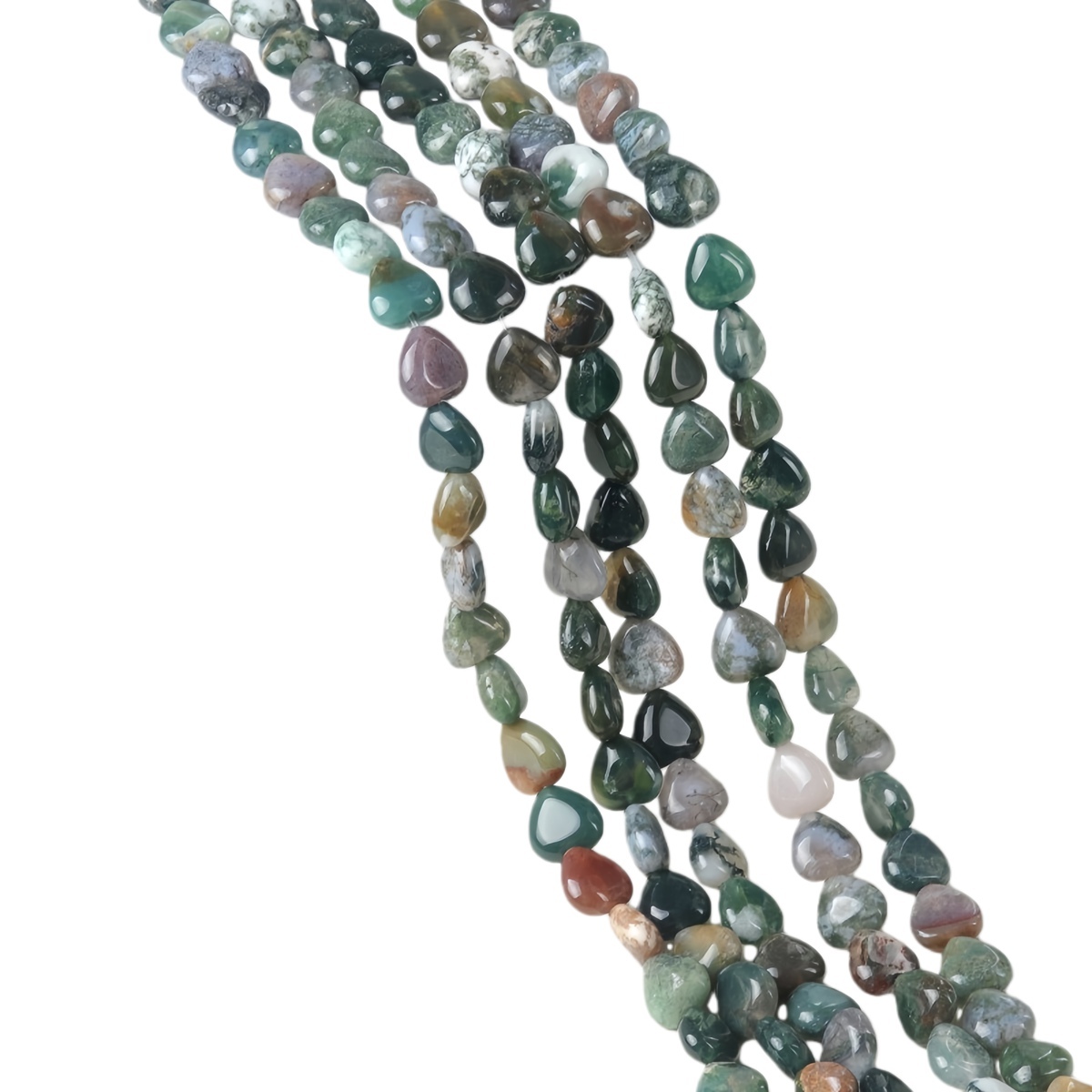 Loose 10MM Love Heart  Stone Beads for Making Jewelry 1 Strands