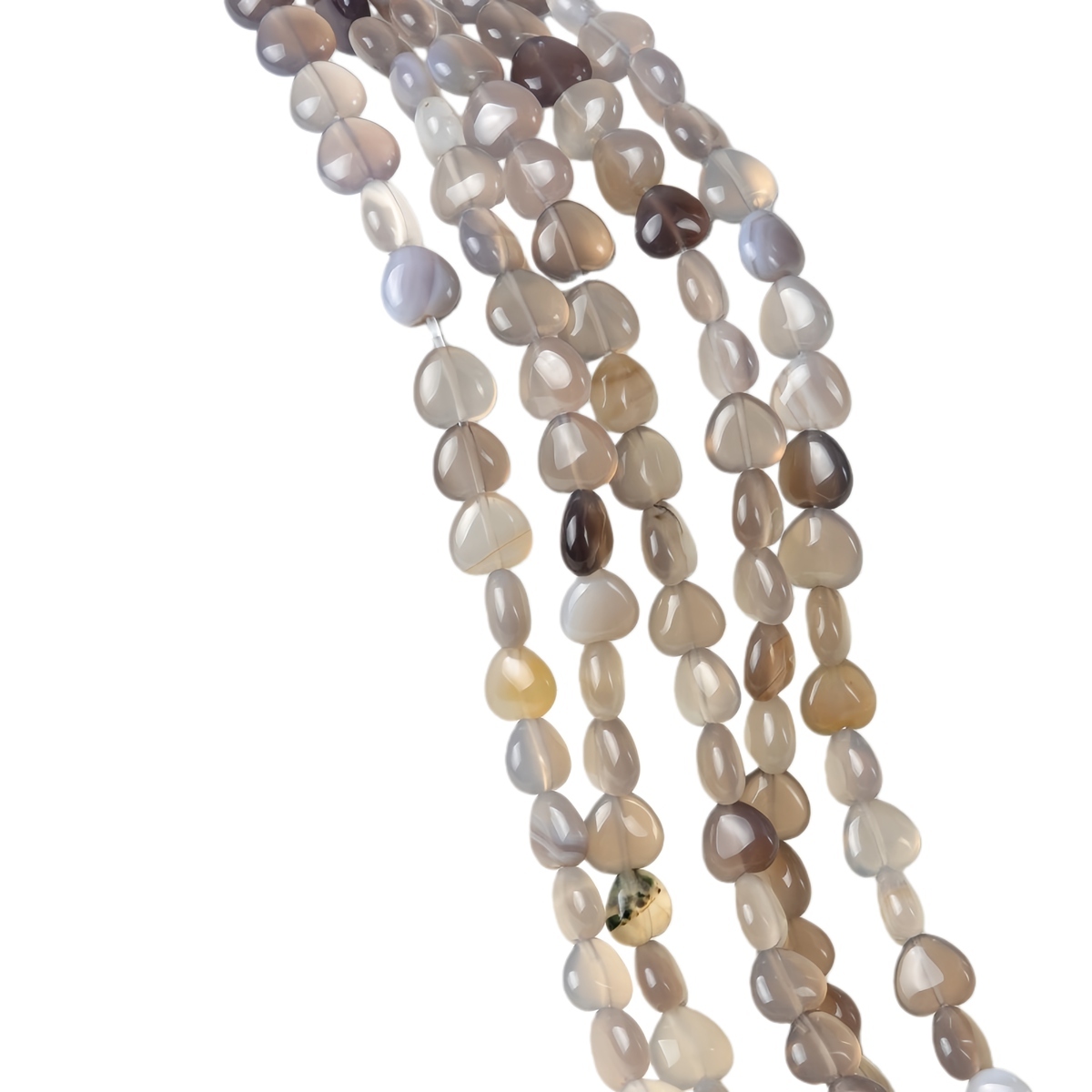 Loose 10MM Love Heart  Stone Beads for Making Jewelry 1 Strands