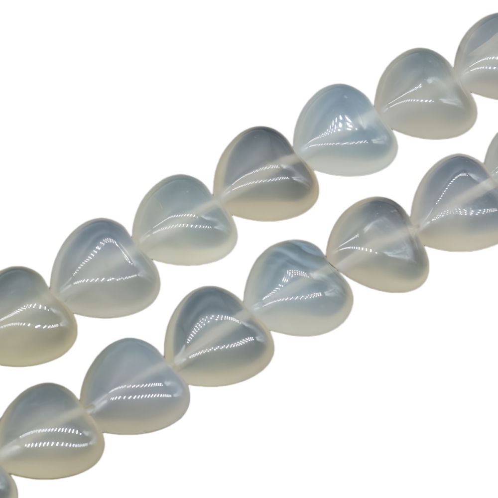 Loose 16MM Love Heart  Stone Beads for Making Jewelry 1 Strands