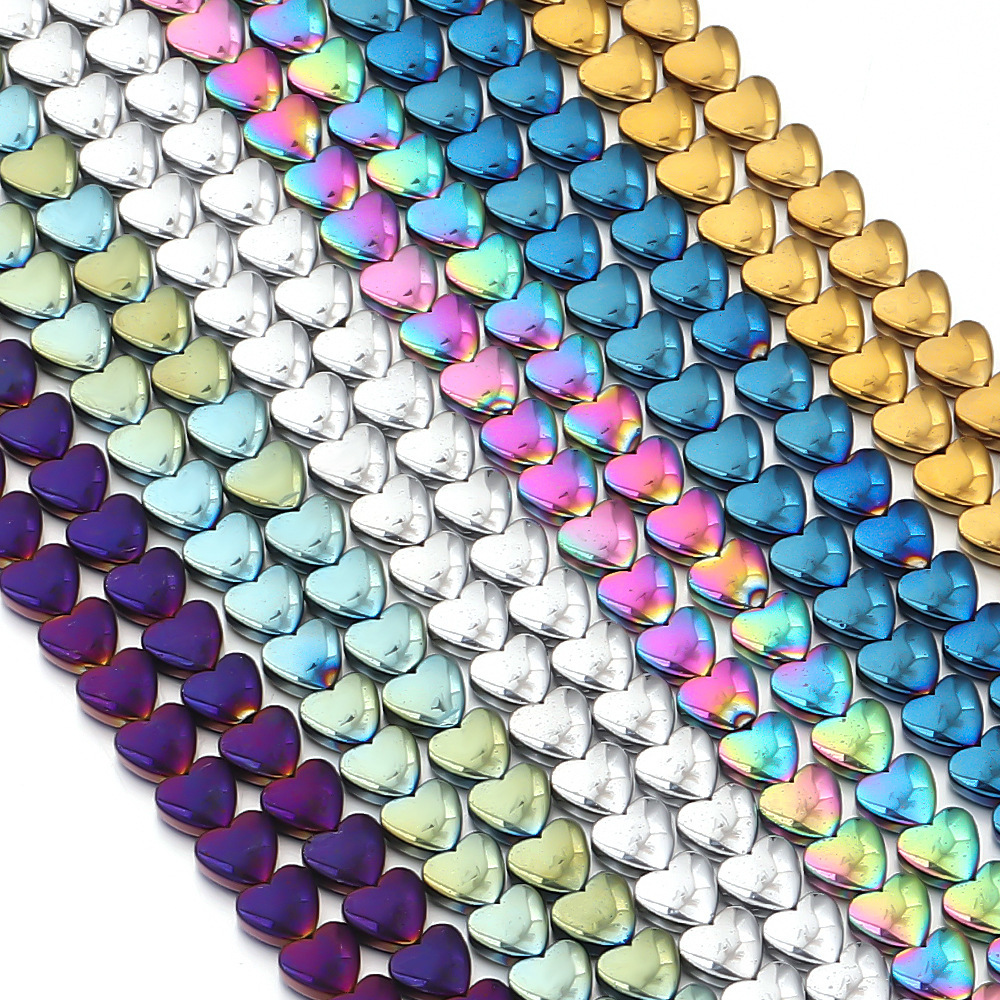 Love Hematite Heart Stone Beads for DIY Making Jewelry (Approx 38CM)