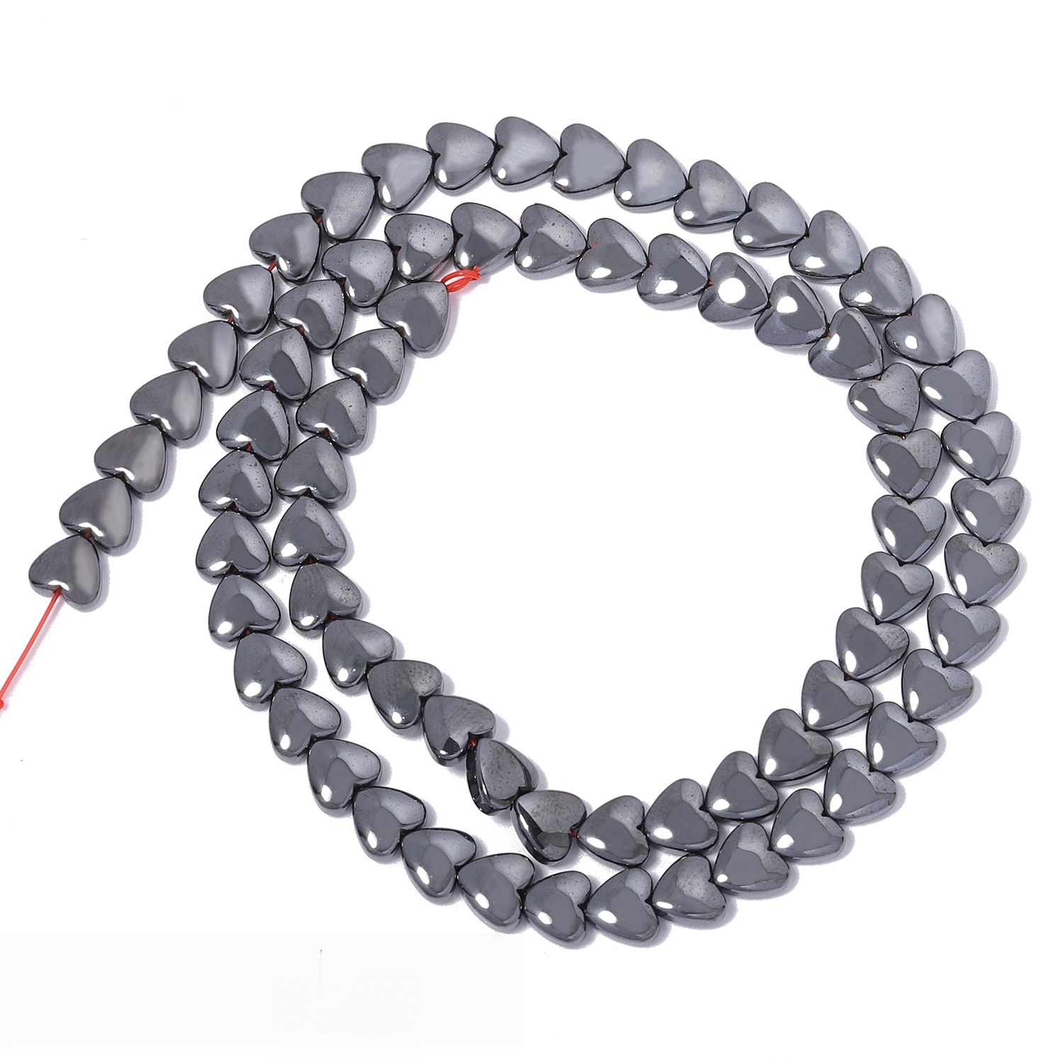 Love Hematite Heart Stone Beads for DIY Making Jewelry (Approx 38CM)